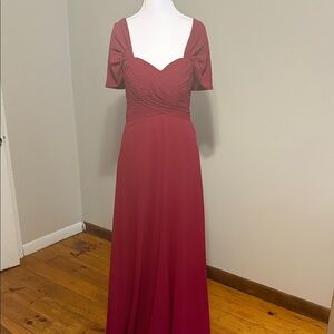 Elegant Red Evening Gown